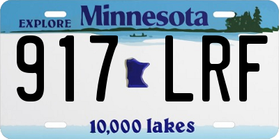 MN license plate 917LRF