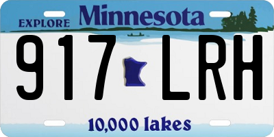 MN license plate 917LRH