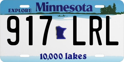 MN license plate 917LRL