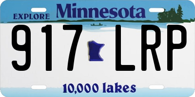 MN license plate 917LRP