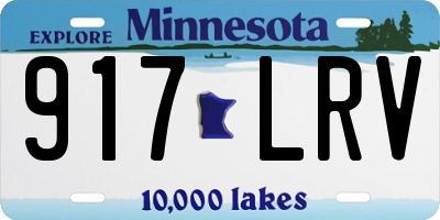 MN license plate 917LRV