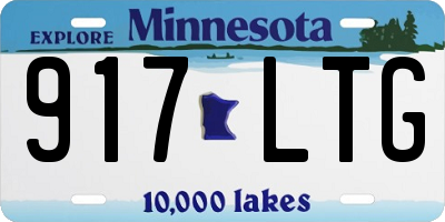 MN license plate 917LTG