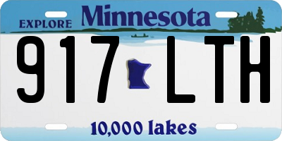 MN license plate 917LTH