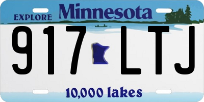 MN license plate 917LTJ