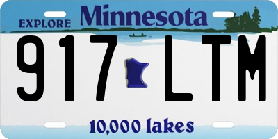 MN license plate 917LTM