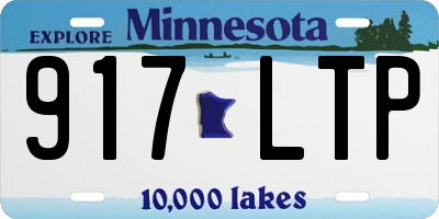 MN license plate 917LTP