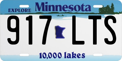 MN license plate 917LTS