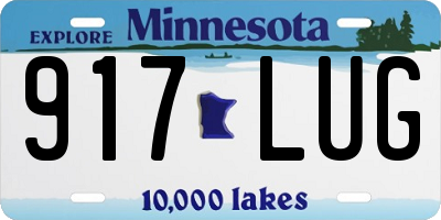 MN license plate 917LUG