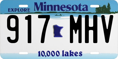 MN license plate 917MHV