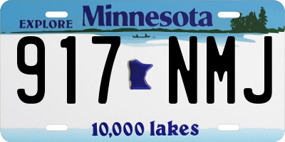 MN license plate 917NMJ