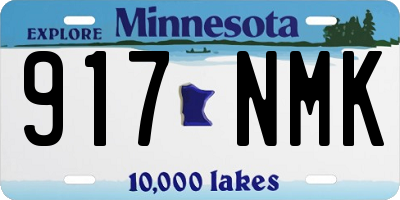 MN license plate 917NMK