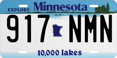 MN license plate 917NMN