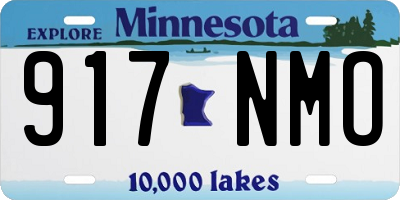 MN license plate 917NMO