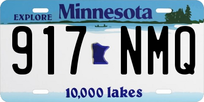 MN license plate 917NMQ
