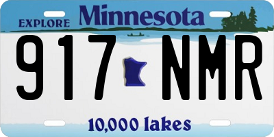 MN license plate 917NMR
