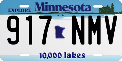 MN license plate 917NMV