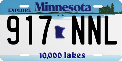 MN license plate 917NNL
