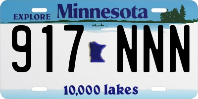 MN license plate 917NNN
