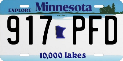 MN license plate 917PFD