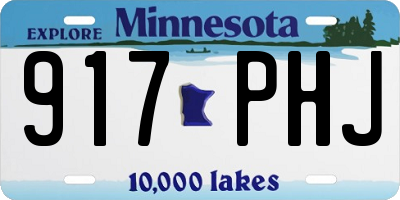 MN license plate 917PHJ