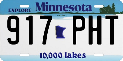 MN license plate 917PHT