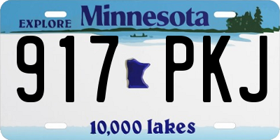 MN license plate 917PKJ
