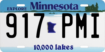 MN license plate 917PMI