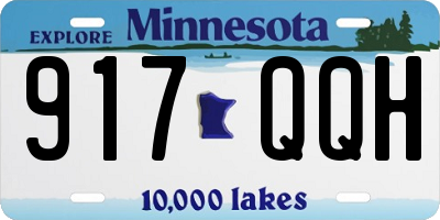 MN license plate 917QQH