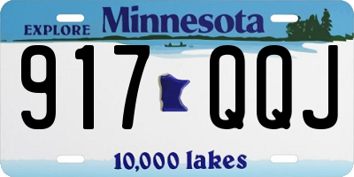 MN license plate 917QQJ