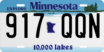 MN license plate 917QQN