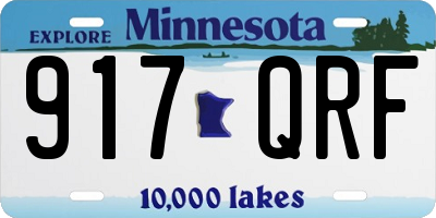 MN license plate 917QRF