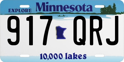 MN license plate 917QRJ