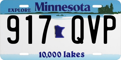 MN license plate 917QVP
