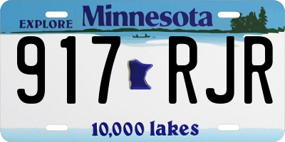 MN license plate 917RJR