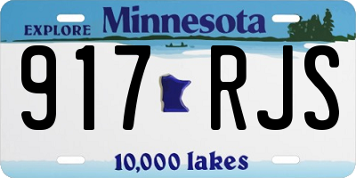 MN license plate 917RJS