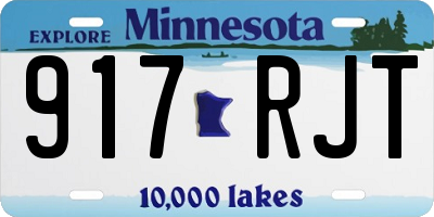 MN license plate 917RJT