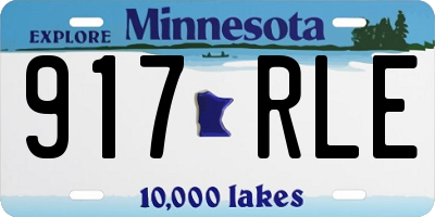 MN license plate 917RLE