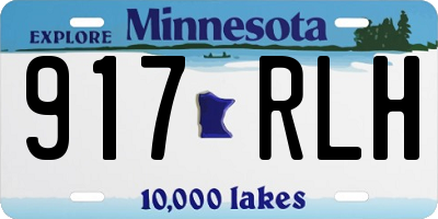 MN license plate 917RLH