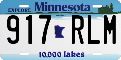 MN license plate 917RLM