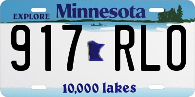 MN license plate 917RLO