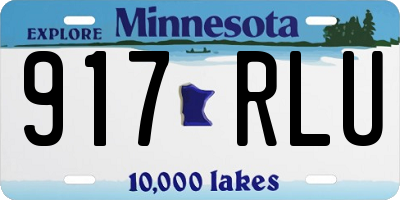 MN license plate 917RLU