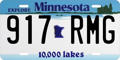 MN license plate 917RMG