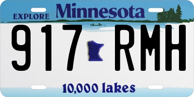 MN license plate 917RMH