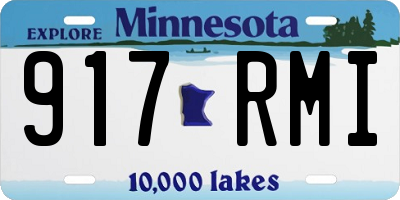 MN license plate 917RMI