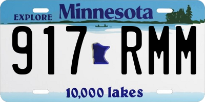 MN license plate 917RMM