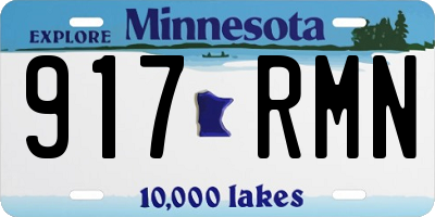 MN license plate 917RMN