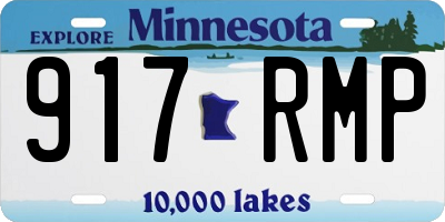 MN license plate 917RMP