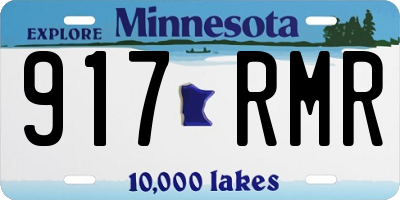 MN license plate 917RMR