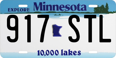 MN license plate 917STL
