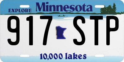 MN license plate 917STP